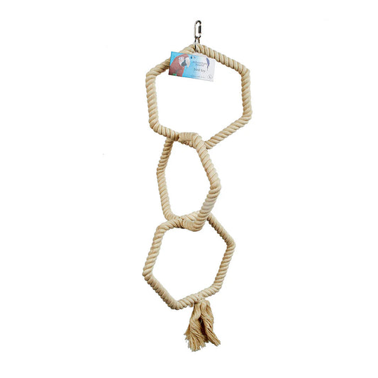 Adventure Bound Triple Swing Parrot Toy