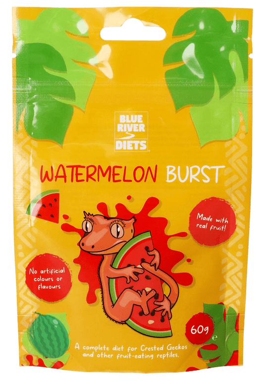 Blue River Diets Watermelon Burst Crested Gecko Food - Complete Diet, 60g-600g