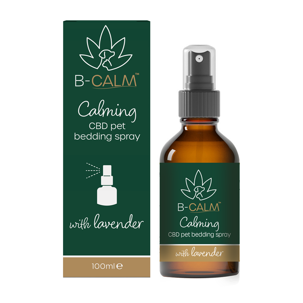 B-Calm CBD Pet Calming Spray bottle