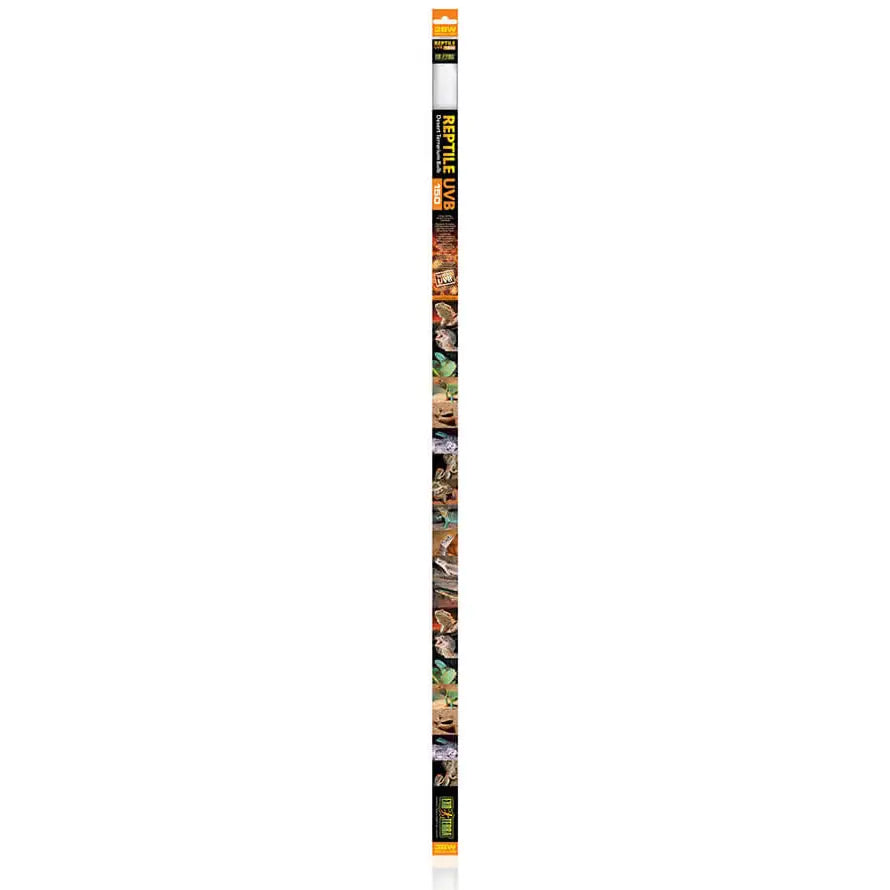 Exo Terra T8 Reptile UVB150 Tube Light, packaging and tube