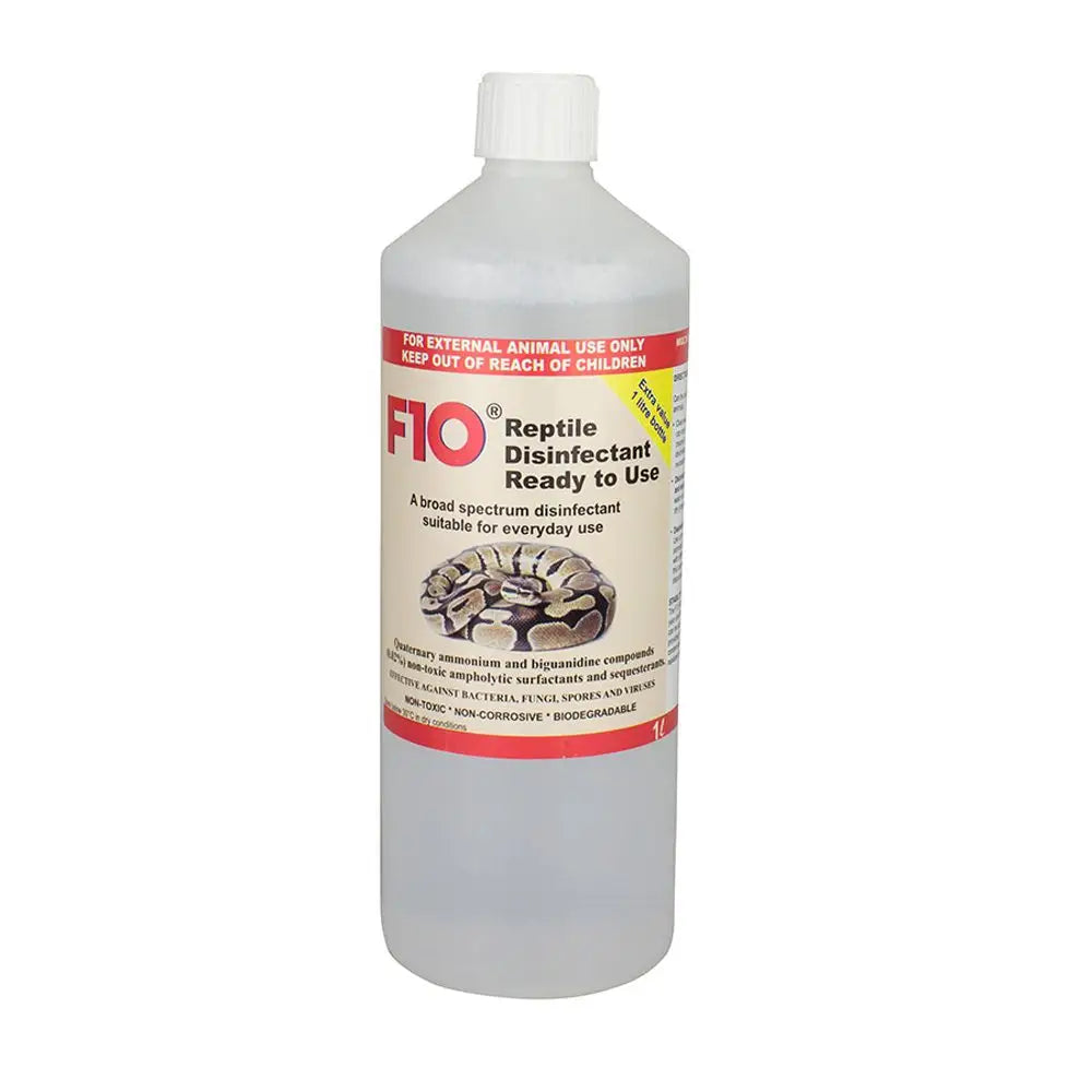 F10 Reptile Disinfectant Ready to Use Refill 1 Litre