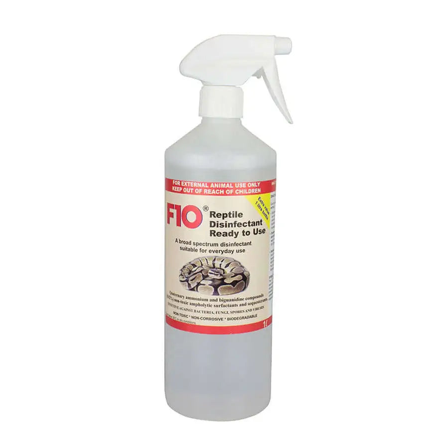 F10 Reptile Disinfectant Ready to Use Trigger Spray 1 Litre