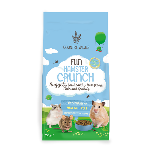 Fun Hamster Crunch Nuggets for Hamsters, Mice and Gerbils