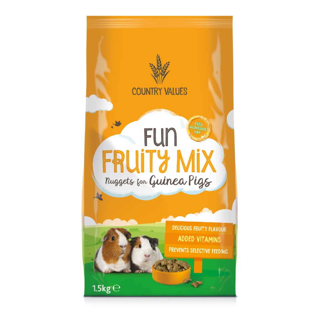 Country Value Guinea Pig Fruity Mix Nuggets