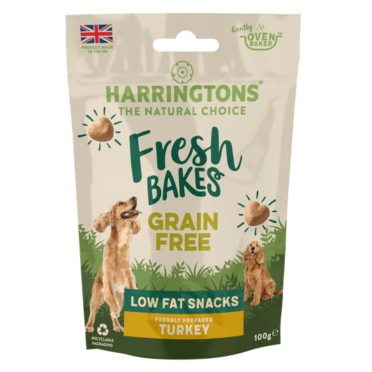 Harringtons FreshBakes® Grain-Free Dog Treats Lean Turkey Low Fat Snacks
