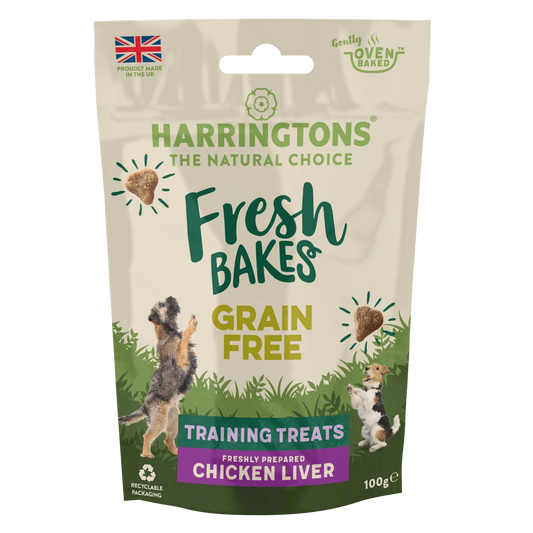 Harringtons Fresh Bakes® Grain-Free Dog Training Treats Chicken Liver