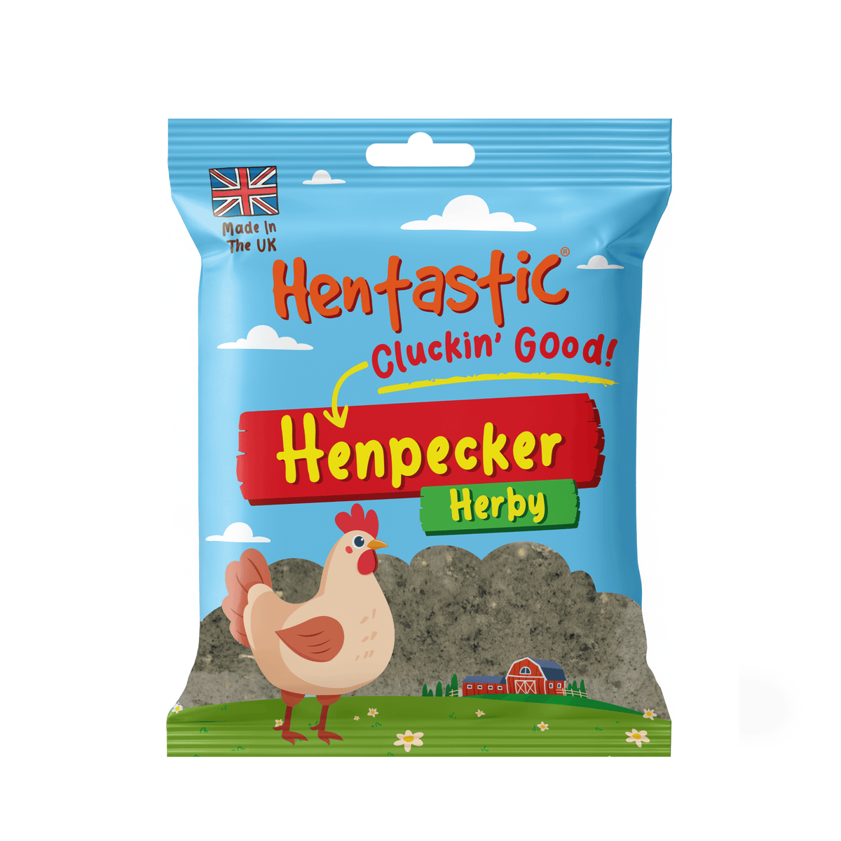 Hentastic Herby Henpecker 300g chicken treat block