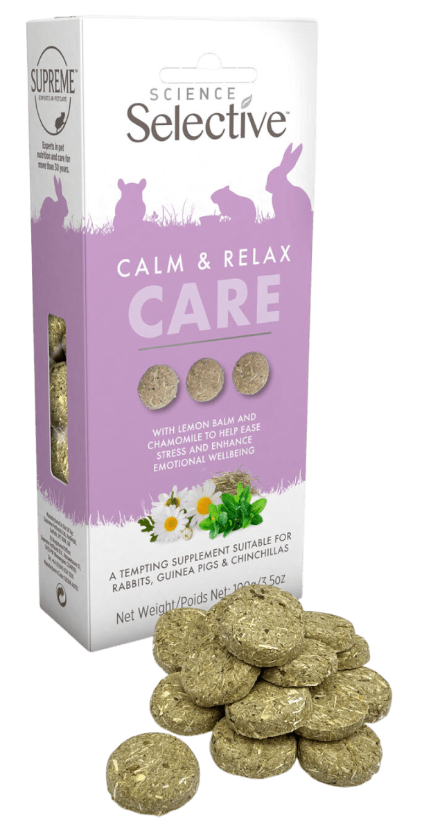 Science Selective Calm & Relax Care Supplement pack, front label