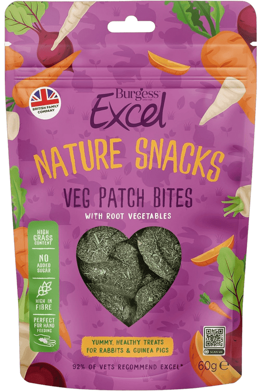 Burgess Excel Nature Snacks Veg Patch Bites